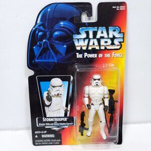 Kenner Star Wars Power of the Force Stormtrooper Action Figure Red Card 1995